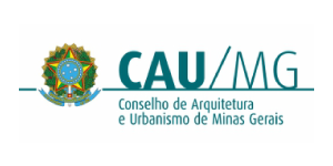 Logotipo do CAU / MG (Conselho de Arquitetura e Urbanismo de Minas Gerais)